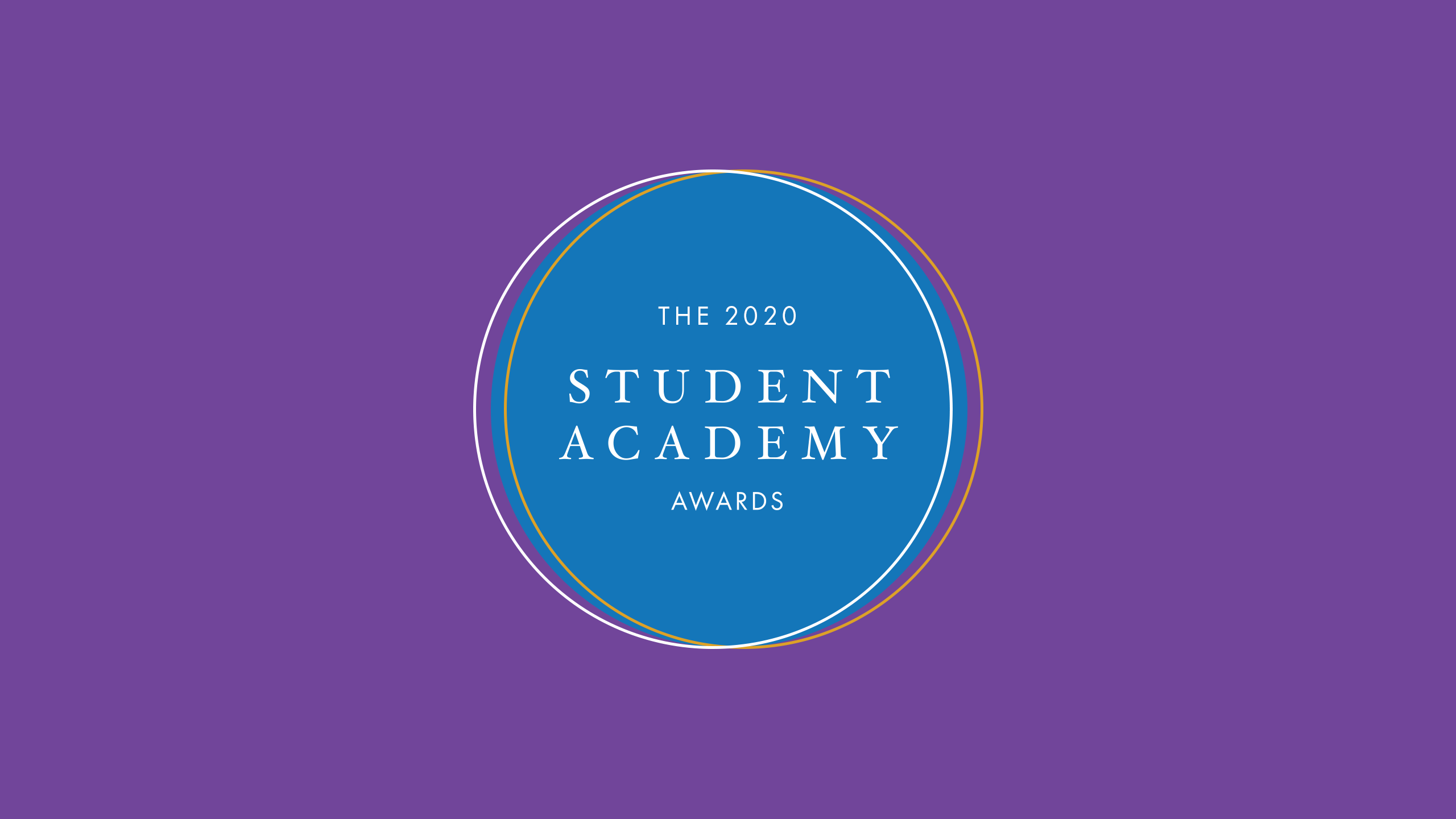MEDALISTS REVEALED FOR 2020 STUDENT ACADEMY AWARDS®